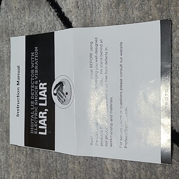 DIGITAL LIE DETECTOR ELECTRIC SHOCK & VIBRATION LIAR LIAR - Picture 4 of 8